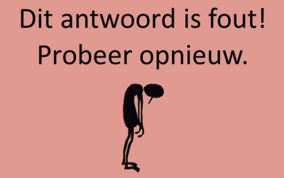 Q&A, vraag 13 – antwoord is niet juist